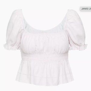 NWOT Aritzia Janis Linen Blouse